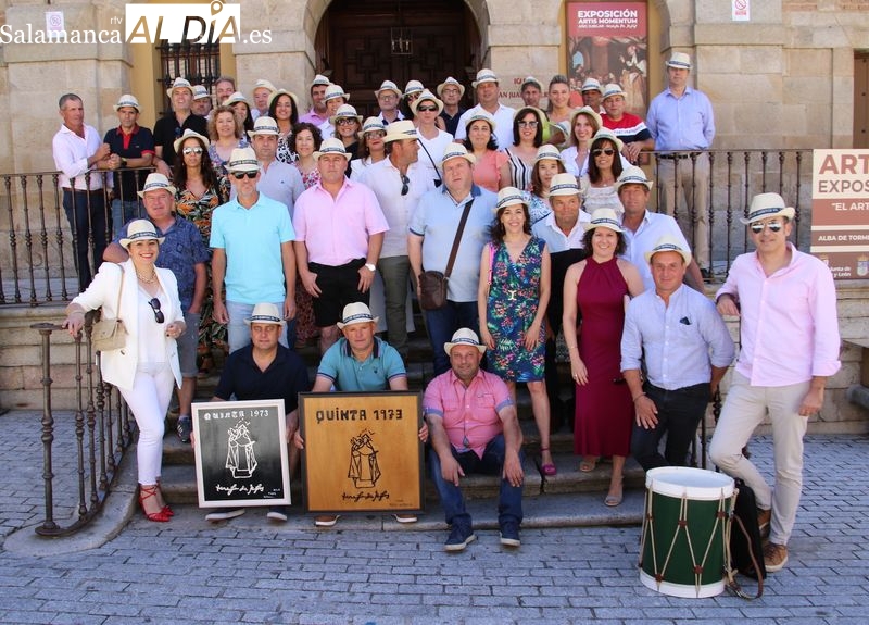 Los quintos del 73 de Alba de Tormes, un encuentro por todo lo alto