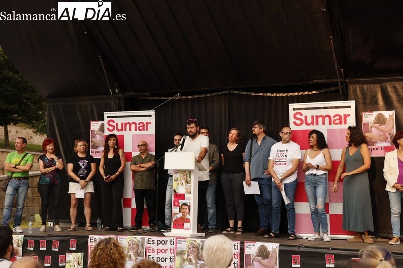SUMAR cierra la campaña electoral pidiendo el voto para Yolanda Díaz