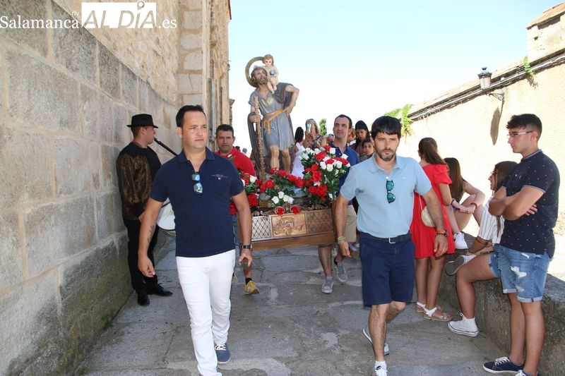 Procesión de San Cristóbal en Alba de Tormes