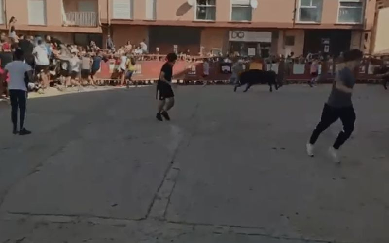 Dos heridos en el encierro de Alba de Tormes
