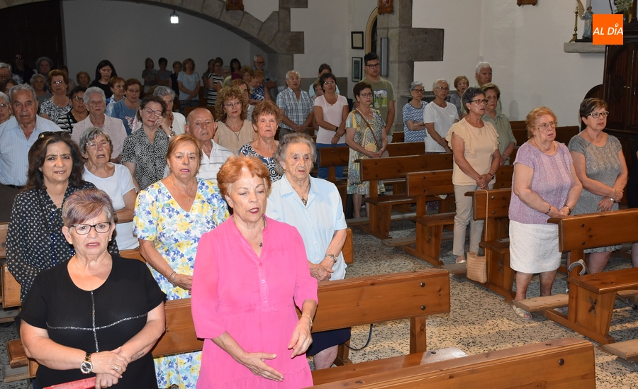Notable asistencia de fieles al arranque de la novena en honor a la Virgen de la Peña