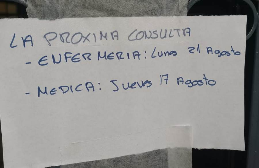 Denuncian la falta de consultas en Tenebrón justo cuando más personas hay en la localidad 