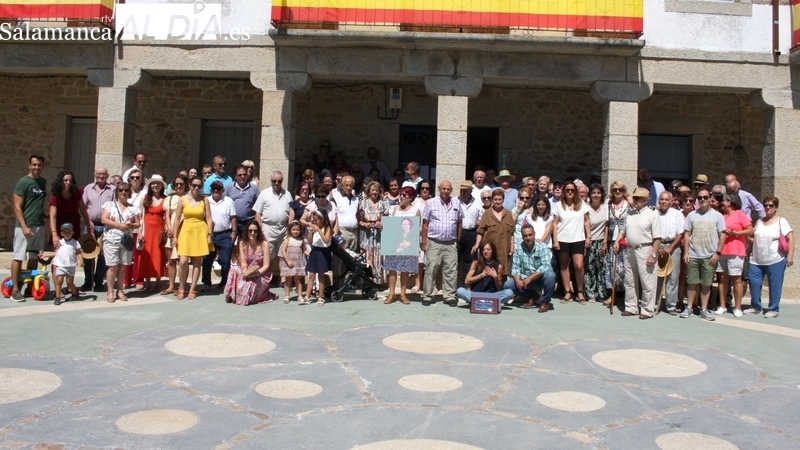 Emotivo homenaje póstumo en Bogajo a Ángela Hernández Benito