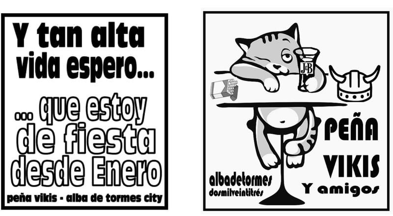 La peña Vikis recuerda a José Aparicio en una de sus pegatinas