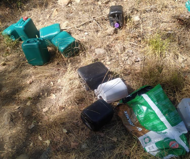 Vecinos de Águeda encuentran restos de una plantación de marihuana