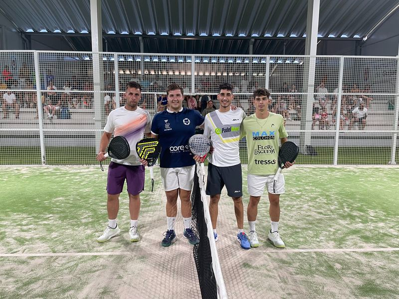 Jugadores del World Padel Tour inauguran las pistas de Guijuelo