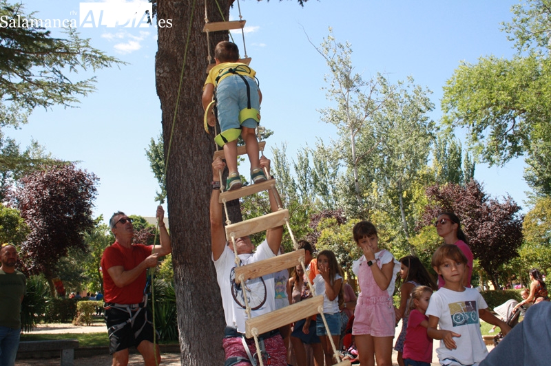 El parque Los Jardines acoge la tradicional Multiaventura infantil