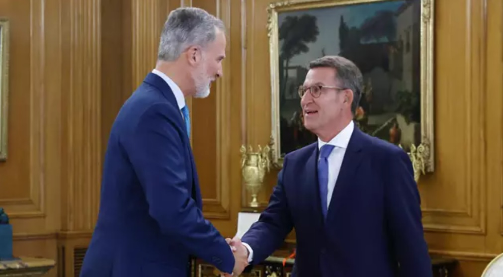 El Rey propone a Feijóo como candidato a la investidura