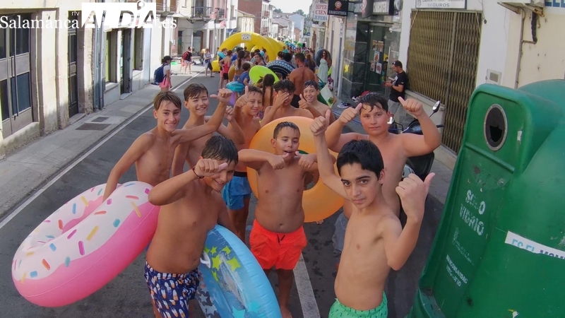 Dos toboganes acuáticos animan las Ferias y Fiestas de Vitigudino