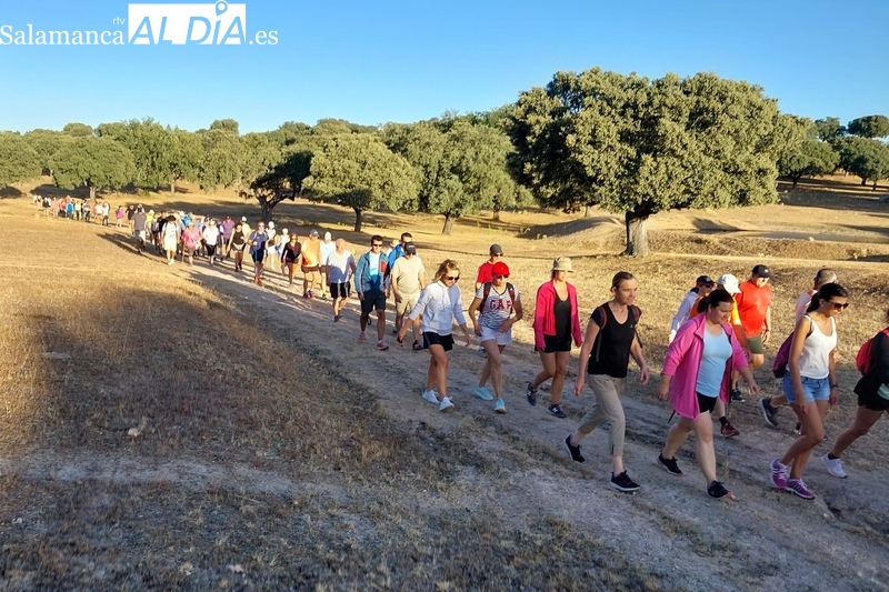 Excelente participación en la ruta de senderismo y en el campeonato de calva celebrados en El Cubo de Don Sancho 