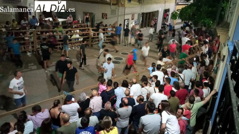 Los Toros de cajón anticipan los encierros de las Fiestas Patronales de Lumbrales