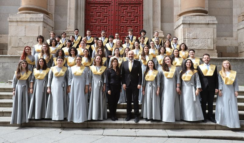 El coro salmantino que disfruta sus vacaciones de gira por Italia