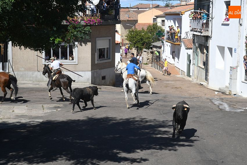 encierro a caballo VIllar de Ciervo