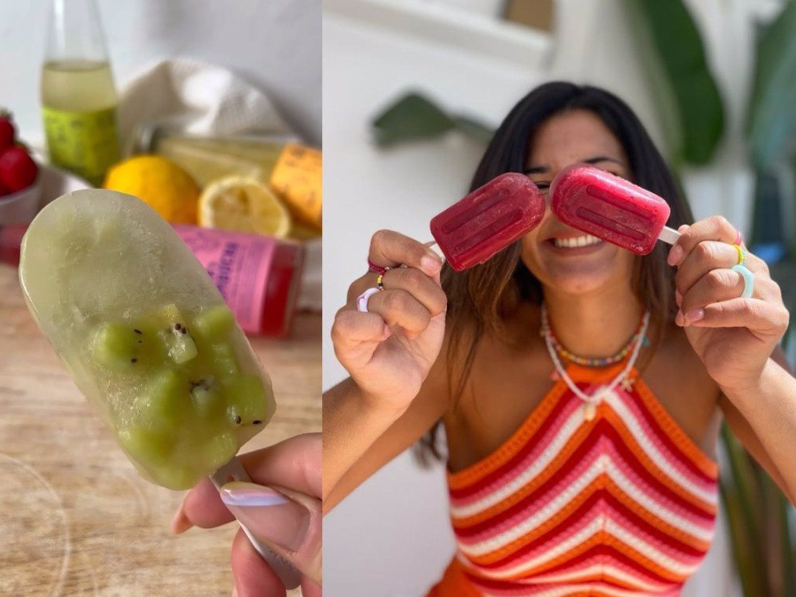 Los polos de kombucha saludables se convierten en la opción ideal para combatir las altas temperaturas en verano