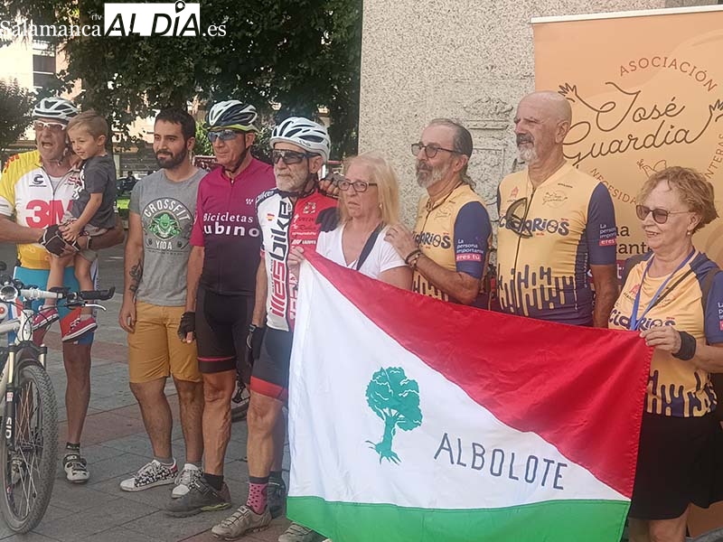Bicidarios aterriza en Béjar para seguir sumando kilómetros de solidaridad