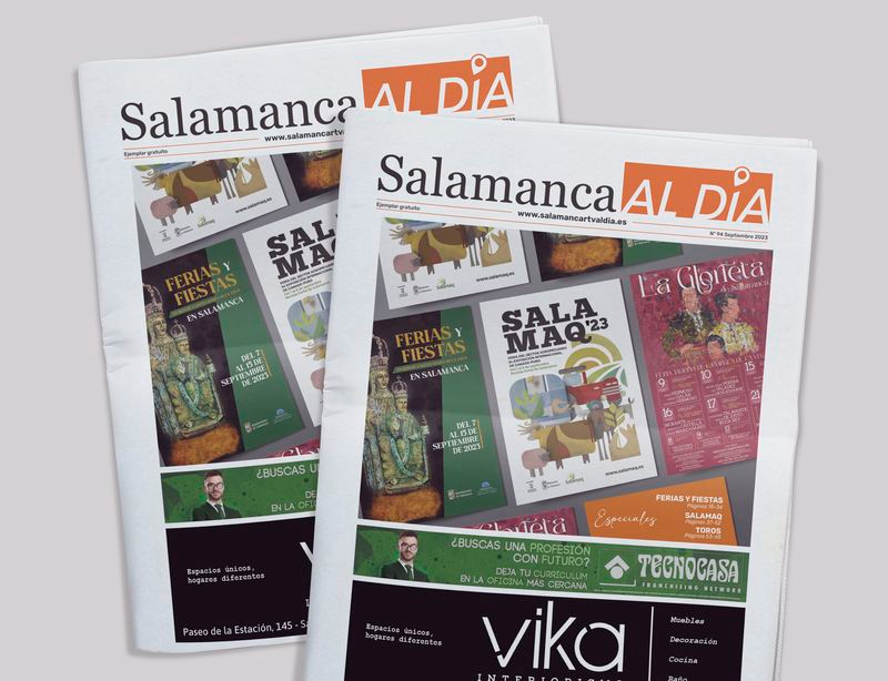 Este viernes sale a la calle el número de septiembre del periódico de papel SALAMANCA AL DÍA