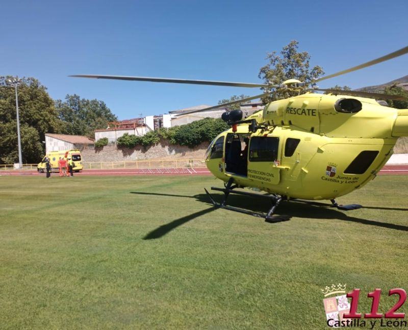 Rescatan a un montañero de 40 años que se había lesionado una pierna en la Sierra de Béjar 