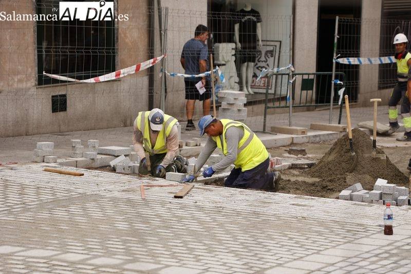 Avanza la peatonalización, que transformará el centro de Salamanca 