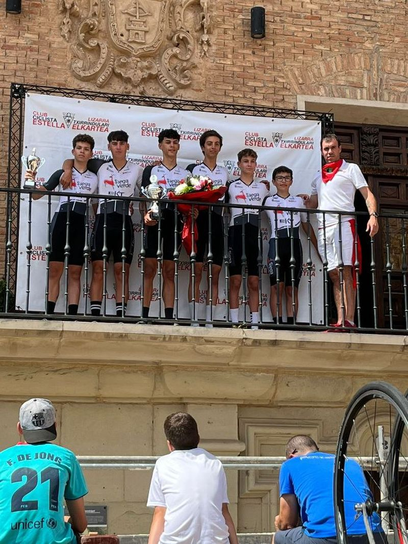 Doble victoria en Navarra y segundo equipo en Cantabria para los cadetes del Siega Verde-EKT