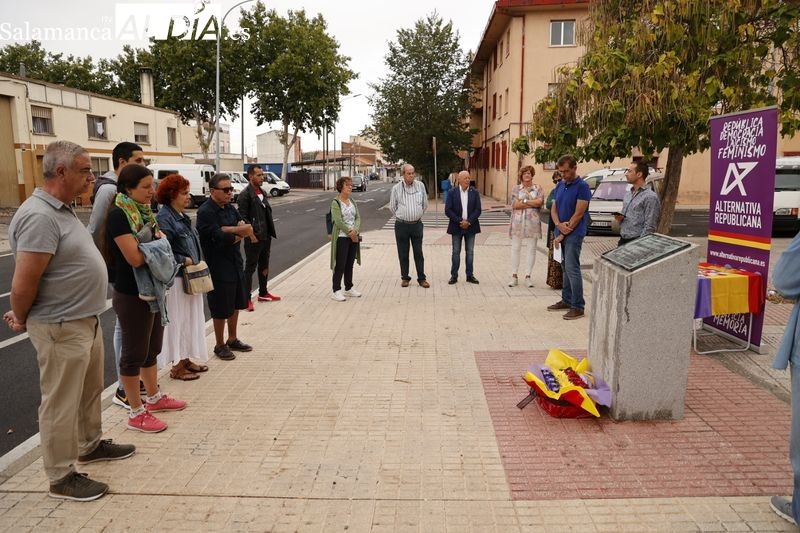 En memoria de las víctimas de la represión franquista en Salamanca
