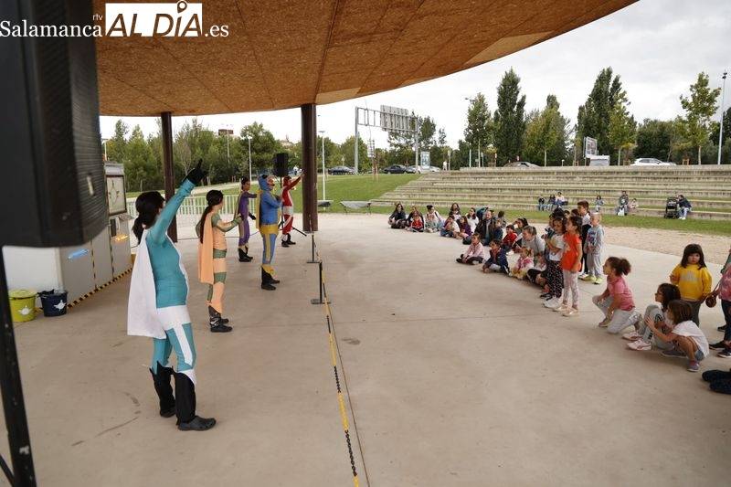 Los más pequeños se divierten con La Superpatrulla en el parque de Nebrija