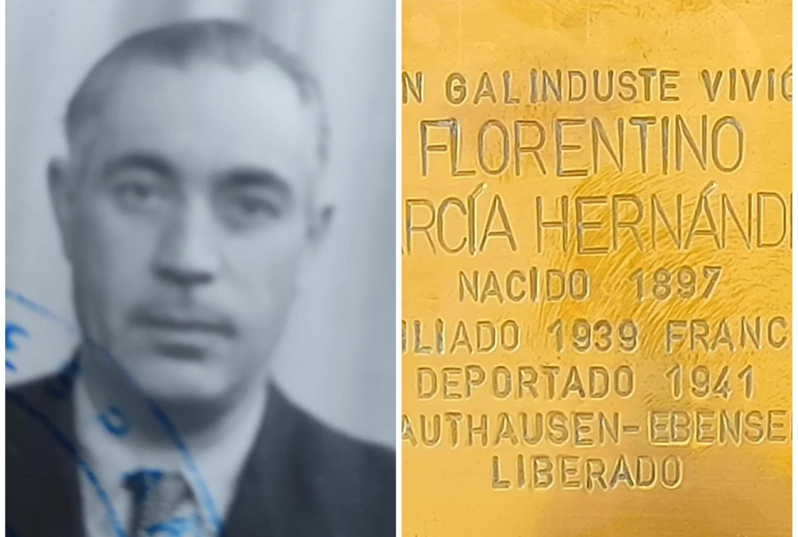 Salamanca Memoria y Justicia recordará al deportado Florentino García en Galinduste