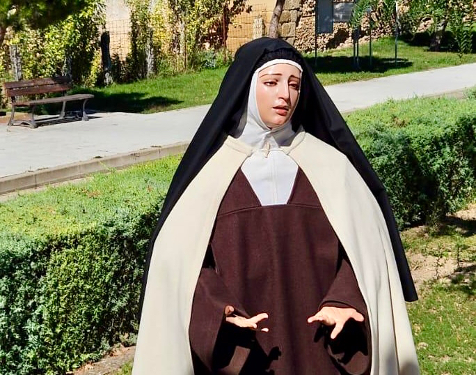 Una prestigiosa escultura de Santa Teresa, obra de Romero Zafra, llega a Mancera de Abajo