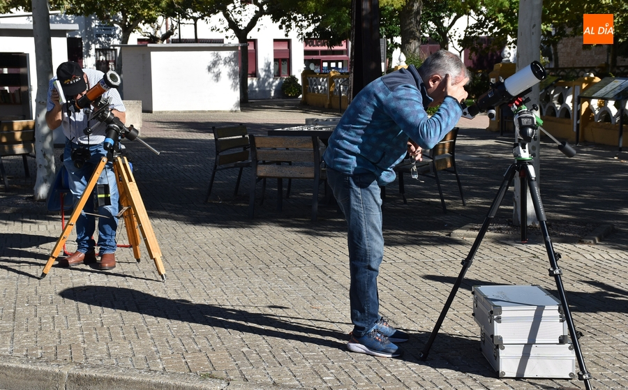 El cielo acompañó la sesión de observación del sol que cerró el Helioencuentro
