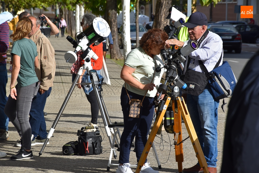 Una observación con telescopios solares abre el magno Helioencuentro