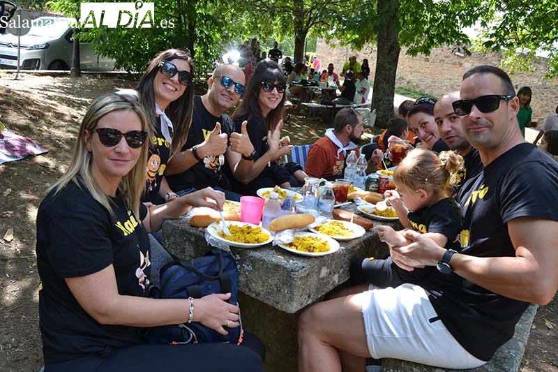 Rotundo éxito de la paella solidaria en Béjar