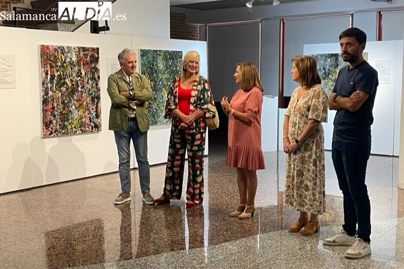 Abierta la original exposición ‘Pintura y Palabra’ de Baldión y Antonio Gómez Bueno