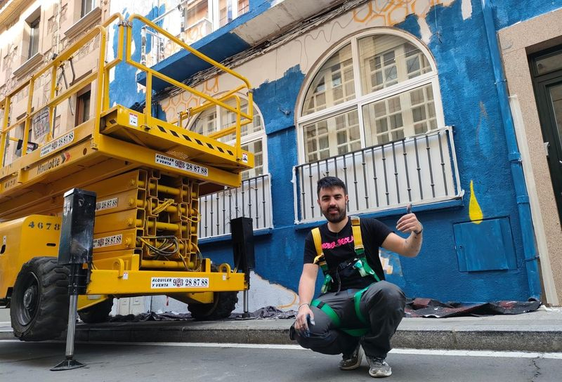 El túnel del apeadero de La Alamedilla se transformará con un espectacular mural artístico