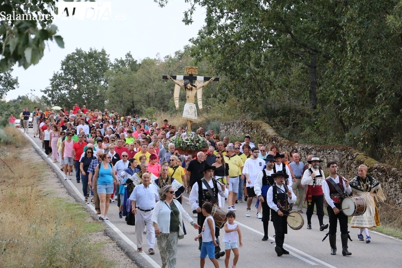 Barruecopardo se entrega al Cristo de las Mercedes