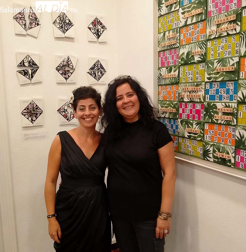 La artista bejarana Adriana López expone su trabajo en Gijón