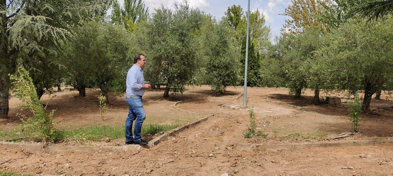 Comienzas las obras de renovación del parque de Los Olivos en Santa Marta