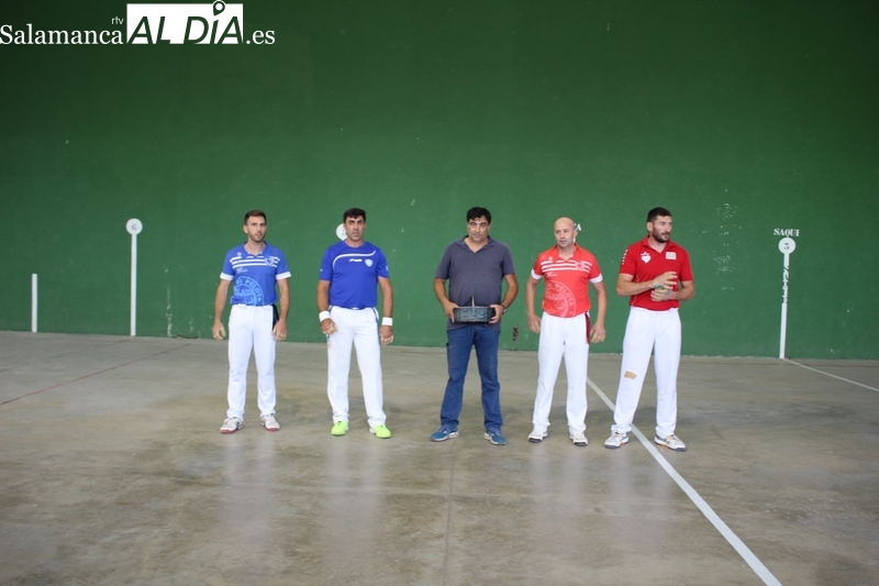 La pelota a mano imprime mayor carácter deportivo a las fiestas de Villaseco de los Reyes 