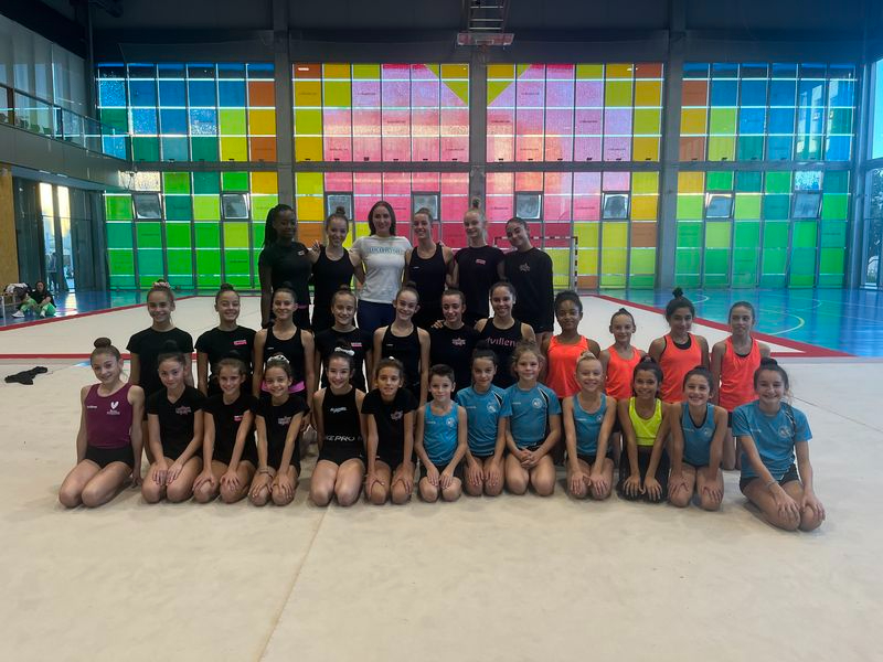  Fin de semana inolvidable para las salmantinas que han entrenado con la medallista olímpica Anna Rizatdinova