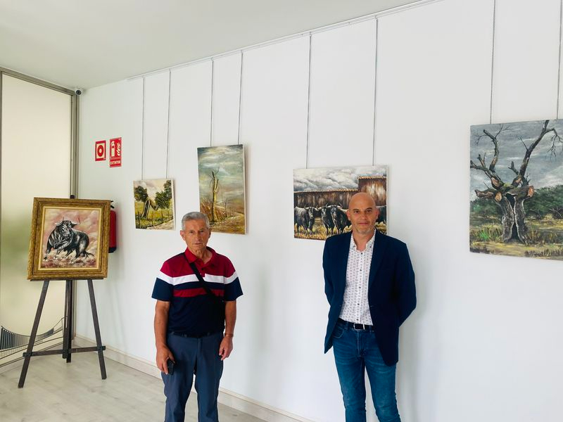 La Sala Protagonistas de Santa Marta acoge la obra de Ricardo Carreño con obras inspiradas en el Campo Charro