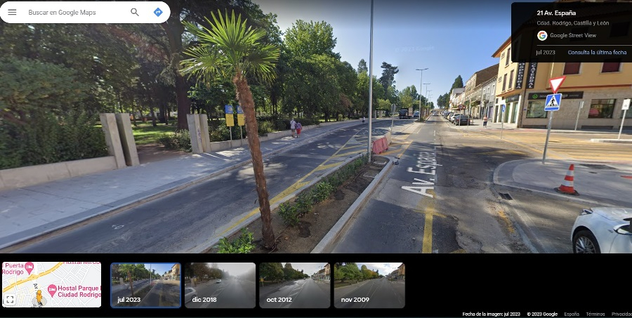 Google Street View renueva su recorrido por las calles de Ciudad Rodrigo