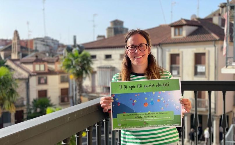 Celebración el Día Mundial contra el Alzheimer en Alba de Tormes