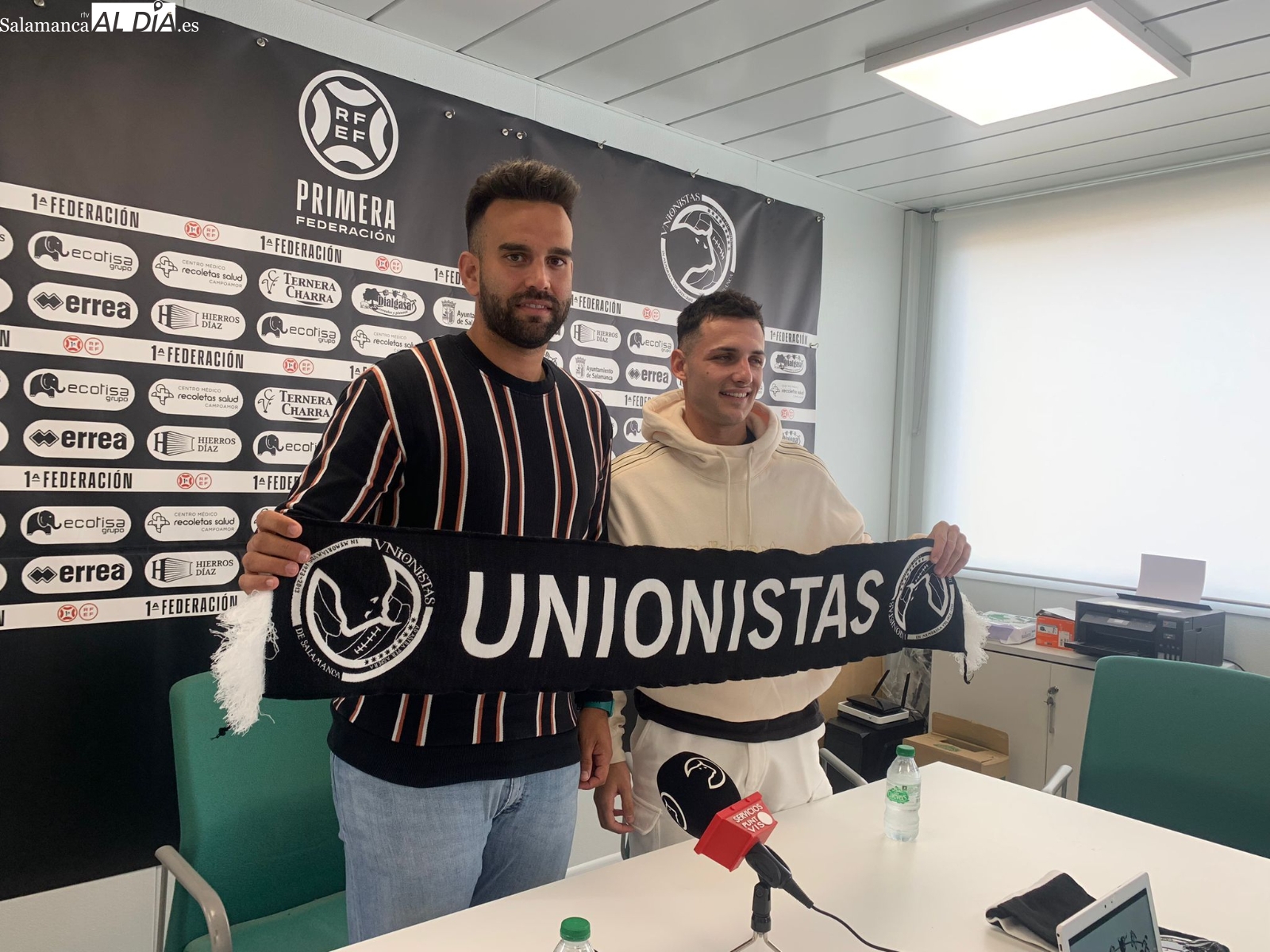 Juan Serrano: Estoy contento e ilusionado de estar por aquí en Unionistas