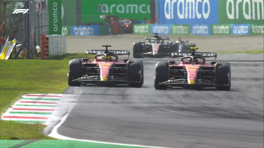 Carlos Sainz logra su primer podio de la temporada en Monza