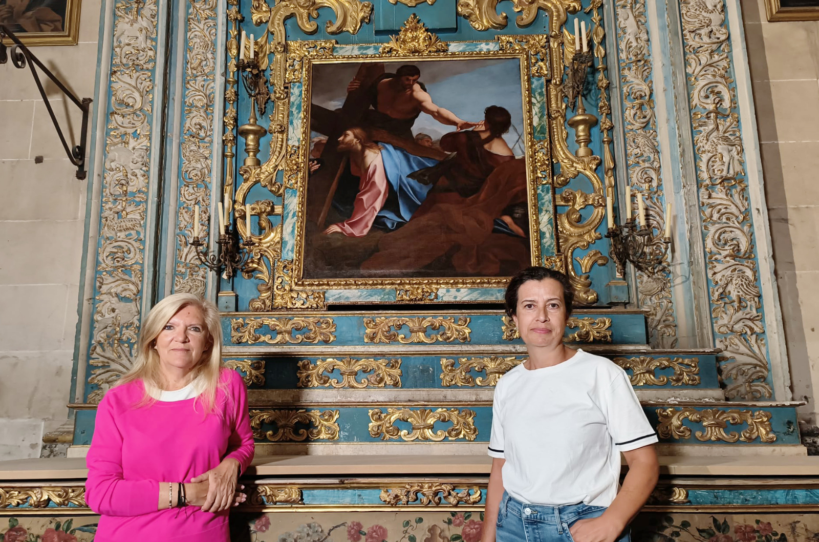 La Catedral restaura un nuevo óleo de la capilla del Nazareno atribuido a Carlo Maratta