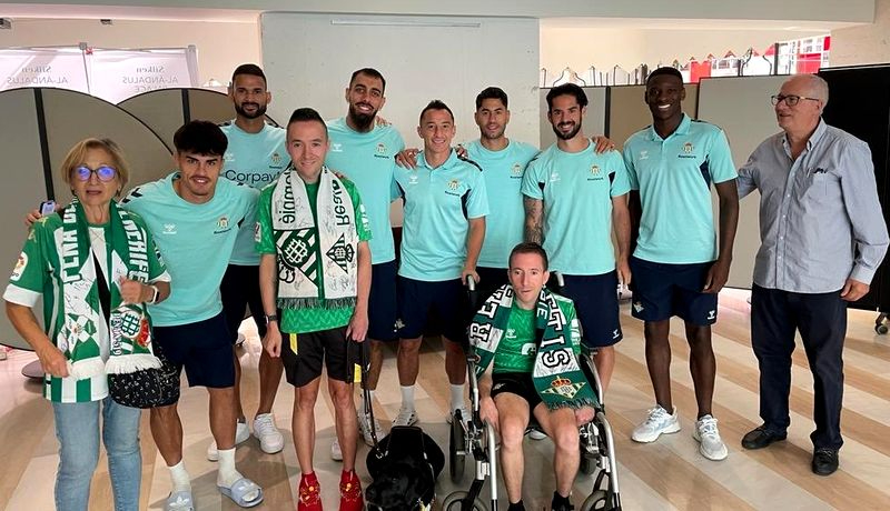 El salmantino Daniel Martín Anaya comparte una emocionante jornada con las estrellas del Betis