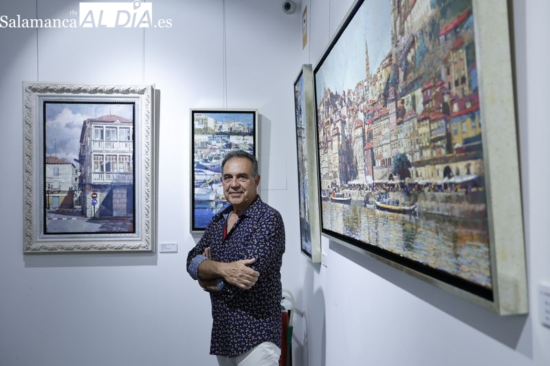 José Antonio Muñoz Bernardo despliega su calidad pictórica en el Casino de Salamanca
