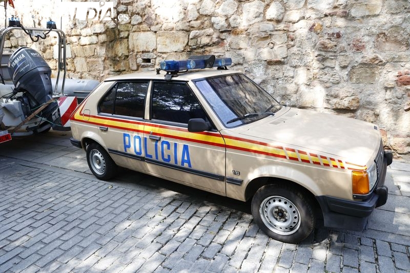 Atractiva exposición en Salamanca de vehículos policiales históricos y actuales