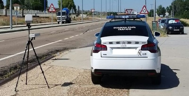 Detenido por circular a 224 km/h por la provincia de Salamanca