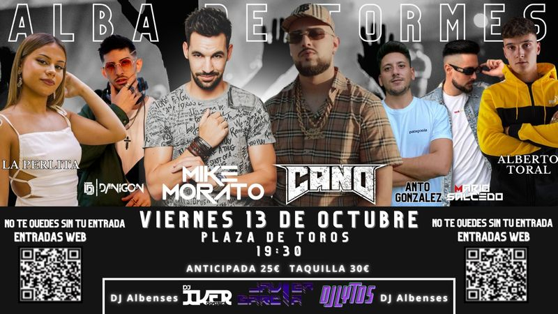 Mike Morato en Alba de Tormes el próximo 13 de octubre