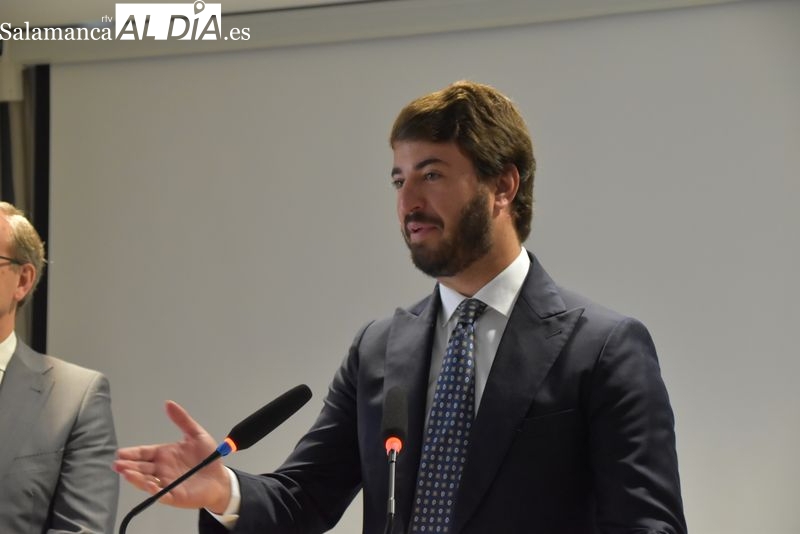 García-Gallardo, en Salamanca, considera la propuesta del PSOE en el deporte una cortina de humo para no hablar de Puigdemont