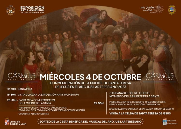 Conmemoración de la muerte de Santa Teresa de Jesús en el Año Jubilar Teresiano